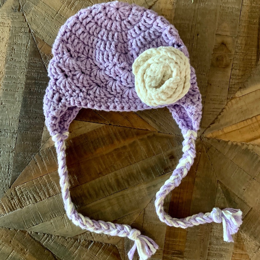 Handmade cotton crochet hat